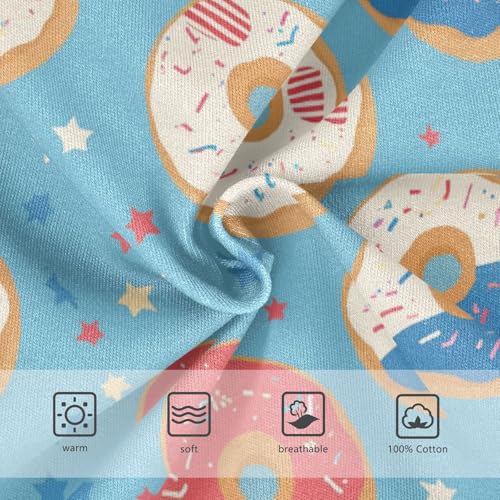 Wusikd Donuts Boys' Underwear Cotton Stars Boys Briefs Soft Toddler Underwear 2T3