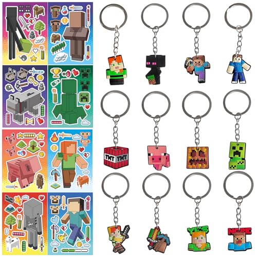KBCYRT Juego de 20 rellenos de bolsas de fiesta para juegos, recuerdos de fiesta temáticos para entusiastas de los juegos, perfecto para bolsas de regalo, celebraciones de cumpleaños y eventos