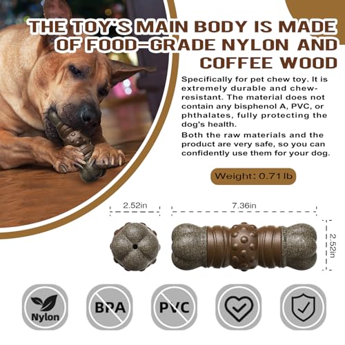 Juguete mordible para perros mediano y grande resistente miniatura 5