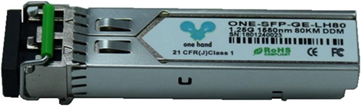 GE ZXスイッチSFPモジュール1550NM 長距離1.25G80KMギガビットシングルモード光学モジュールと互換性があります