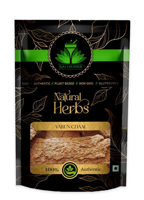SAI HERBS Varun Chaal Herbal Medicine - Barun Chhal Herbal Medicine - Varun Chal Herbal Medicine - Varun Bark Herbal Medicine - Barna Herbal Medicine - Pure & Natural (100 Grams)