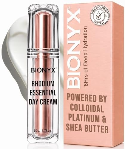 Bionyx Rhodium Essential Day Cream - with Colloidal Platinum - 1.76 Fl Oz