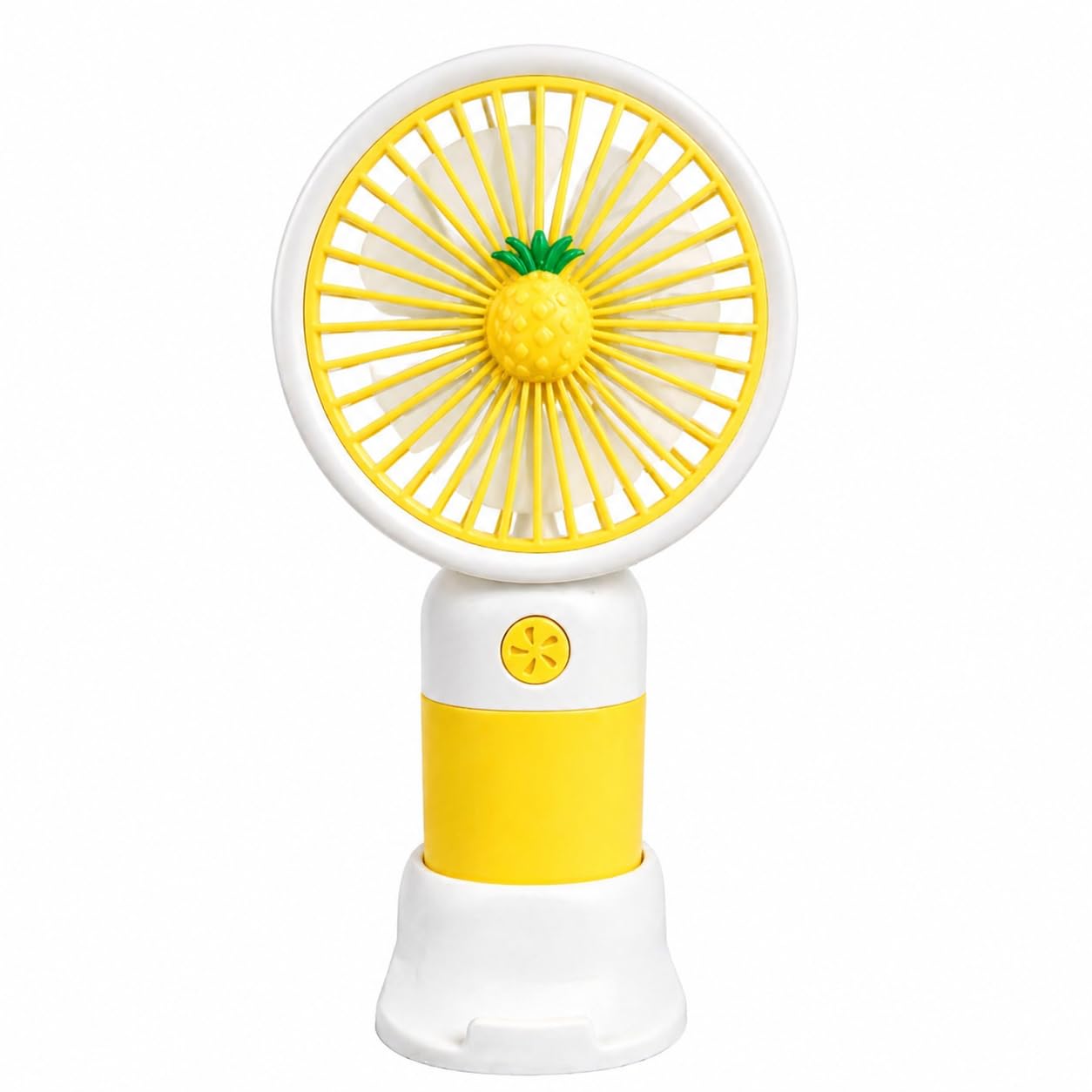 Fruit-Inspired Mini Handheld Portable Cooling Fan High-Speed USB Rechargeable Personal Desk Fan for Travel, Office, and Summer - 3 Speed Modes, Perfect for Indoor & Outdoor Use (Yellow)-image-21