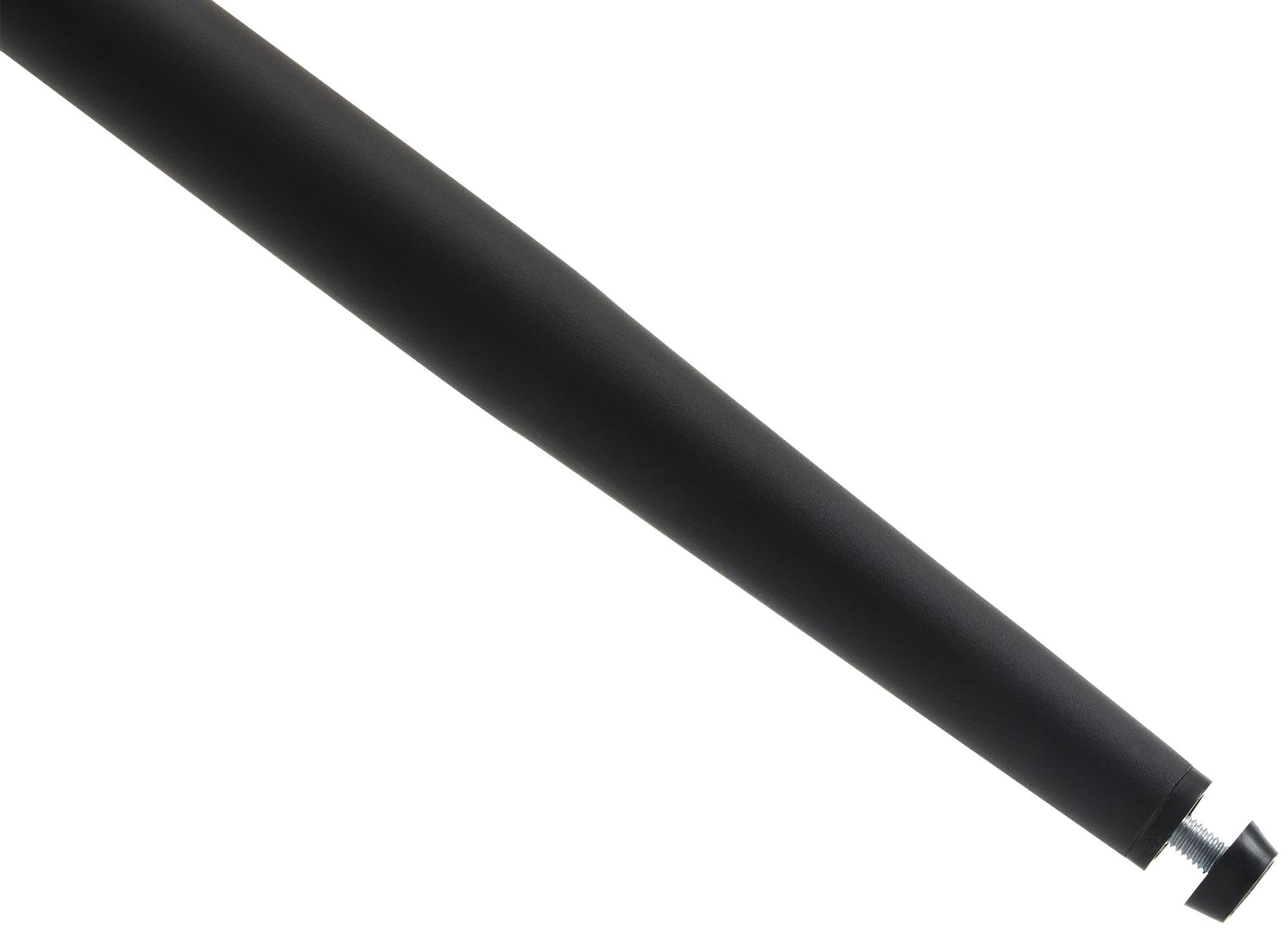 CLP Barhocker Dartford I Gepolsterter Barstuhl I Tresenhocker mit Metall-Gestell und Rückenlehne, Farbe:schwarz, Material:Samt