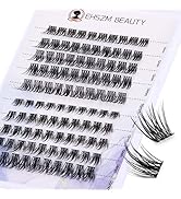 EHSZM BEAUTY Lash Clusters Individual Lashes,Looks Like Extensions, 100pcs,10-16mm,Natural Diy Ey...