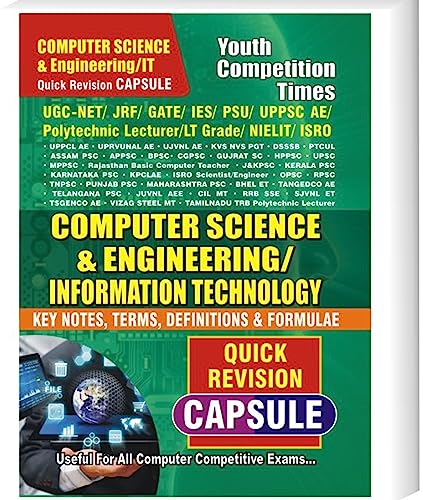 Image of Youth Competition Times COMPUTER SCIENCE & ENGINEERING / INFORMATION TECHNOLOGY SOLVE PAPER + QUICK REVISION CAPSULE | COMBO PACK OF 2 BOOKS | English Medium