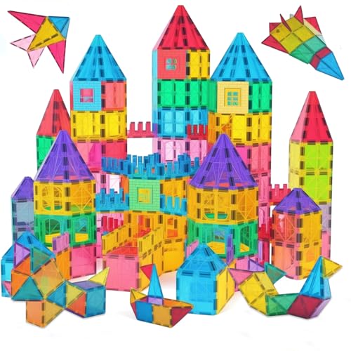 Conjunto de Brinquedos Magn&eacute;ticos de 60 Pe&ccedil;as, Brinquedos de Constru&ccedil;&atilde;o 3D, Brinquedos de...