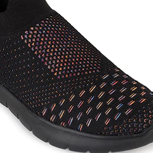 Image of Marc Loire Women's Lightweight Athleisure Knitted Active Wear Slip-On Casual Shoes