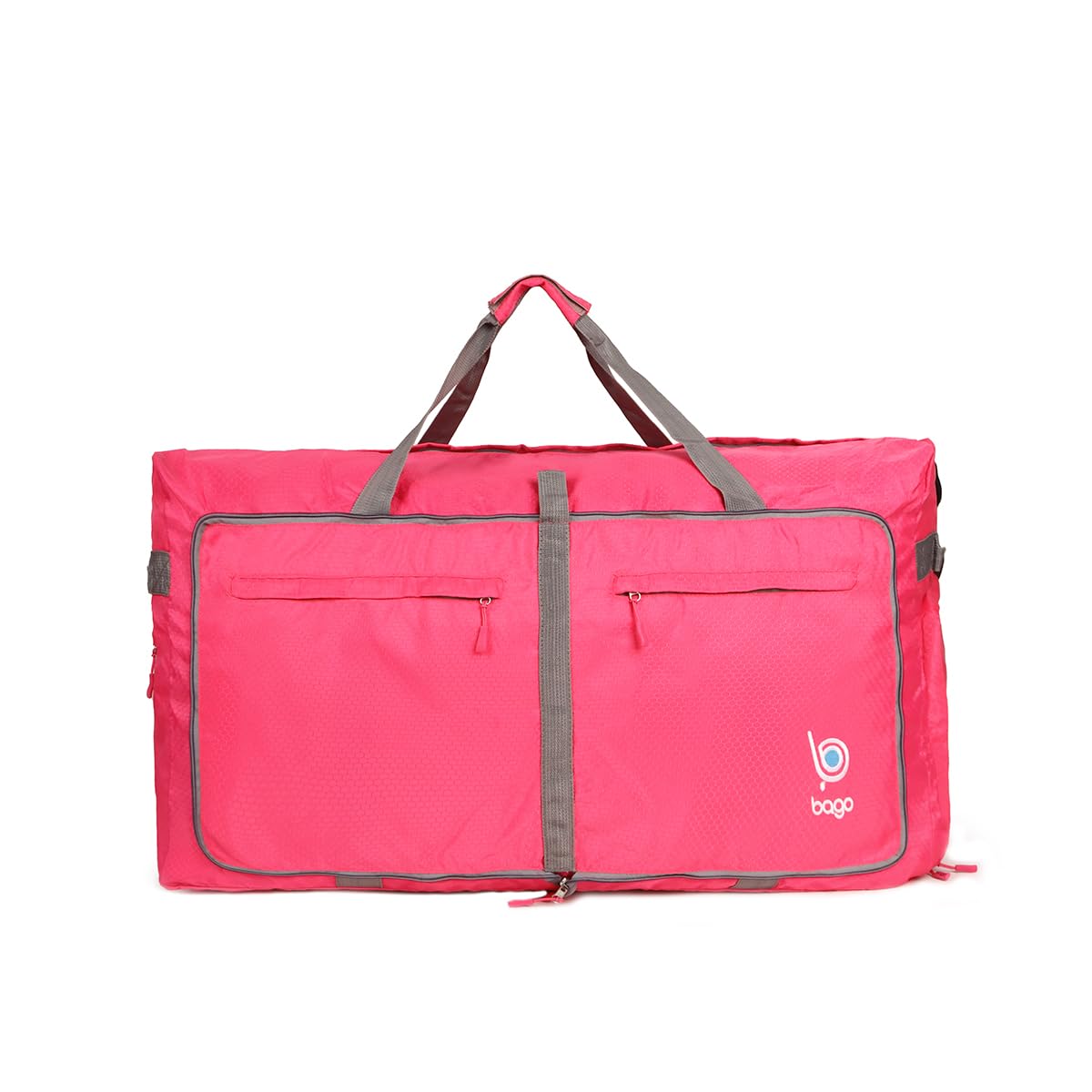 astrid Foldable Big Size Duffel Bag with Shoe Compartment (Pink)-picture-23