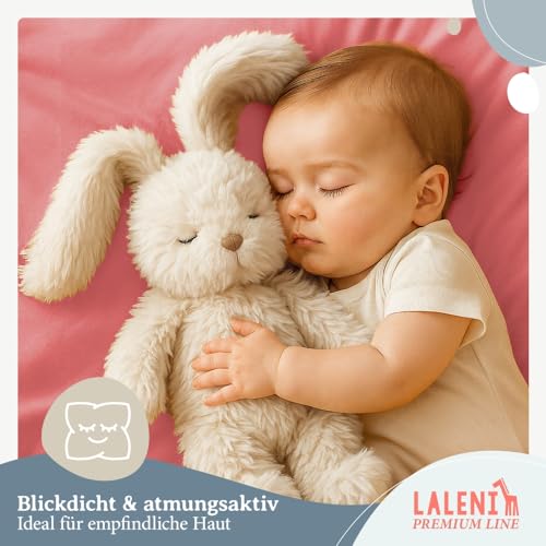 Laleni Premium Spannbettlaken, 70x140x15cm, für Babybett & Kinderbett, 100% Baumwolle, Oeko-TEX Zertifiziert, 3er Set, Koralle – Ansicht 6