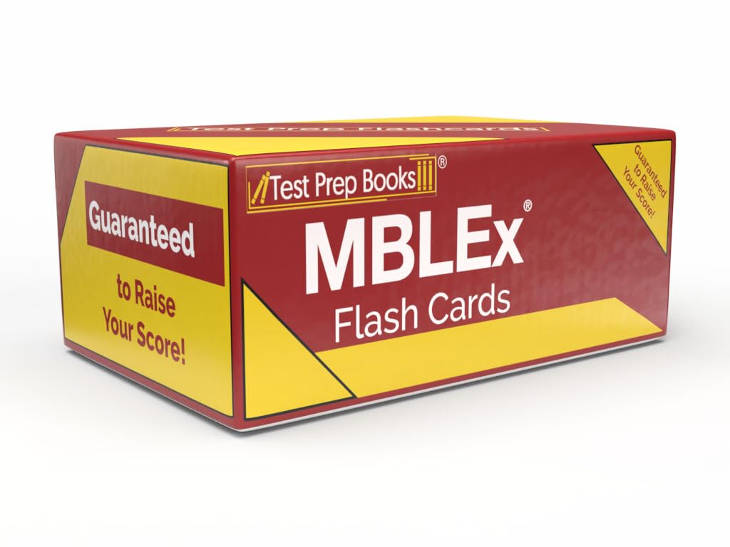 Tarjetas de estudio MBLEx: preparación para el examen MBLEx 2024-2025 con preguntas de examen de práctica para el examen de licencia de masaje y carrocería [3ª edición]