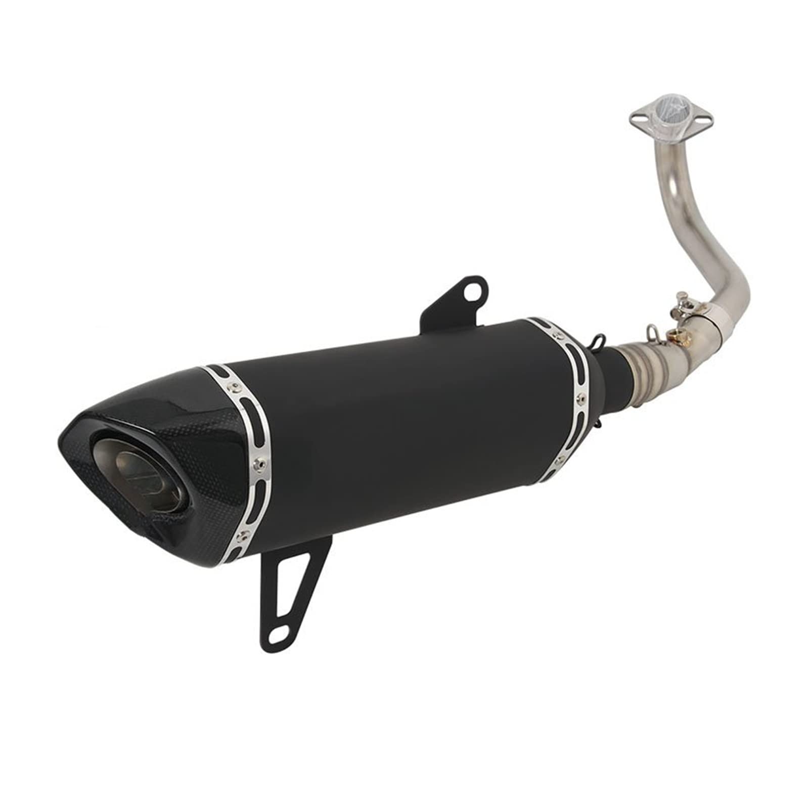 Buy Retrofit Exhaust Muffler Motorcycle Exhaust Slip On Link Pipe
