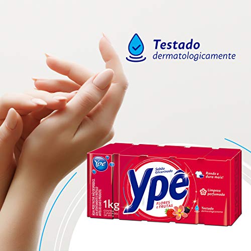 Ypê - Sabão em Barra Flores e Frutas Perfumado 1Kg