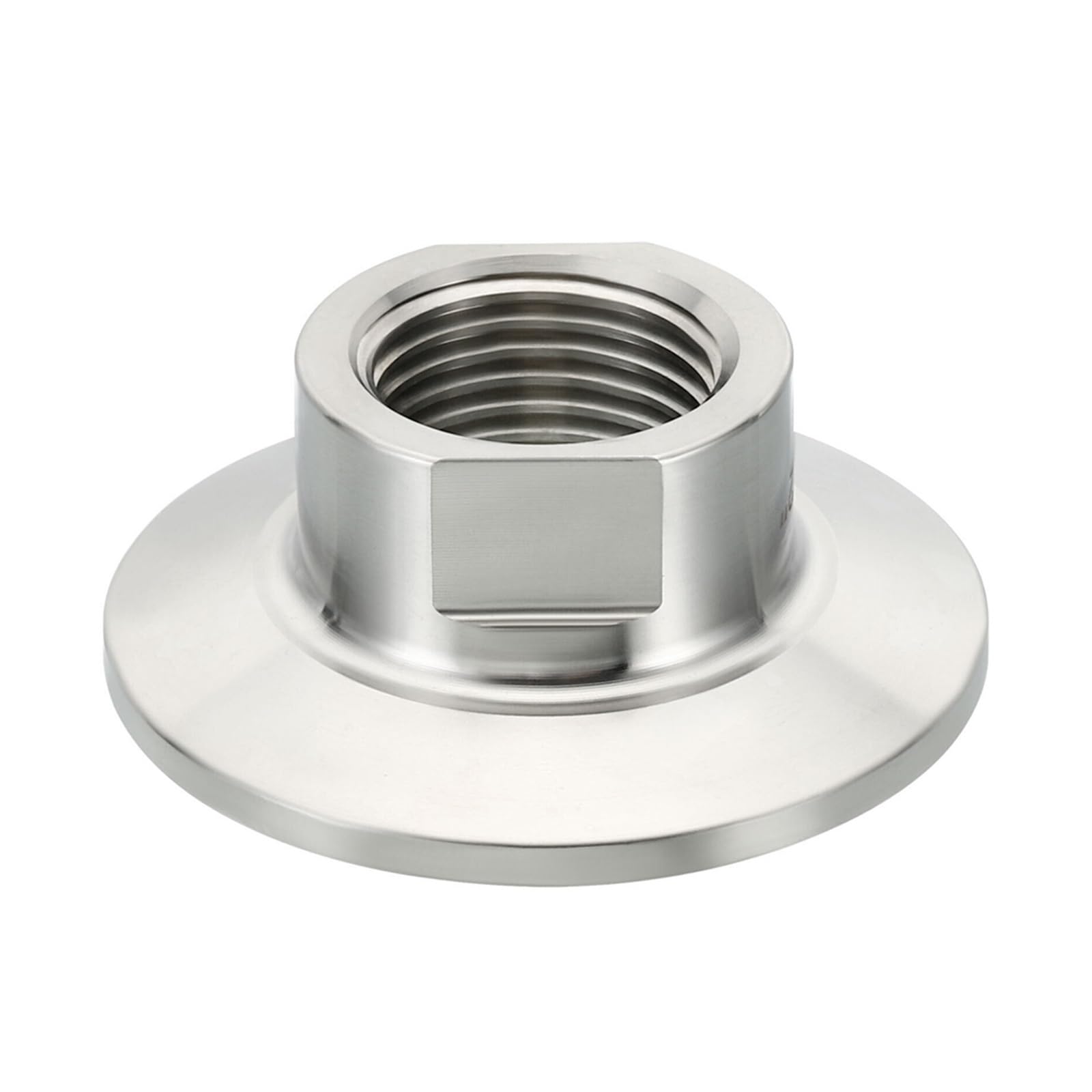 Adaptador NPT hembra de acero inoxidable 304 abrazadera triple 1.5 pulgadas conector roscado 3/8