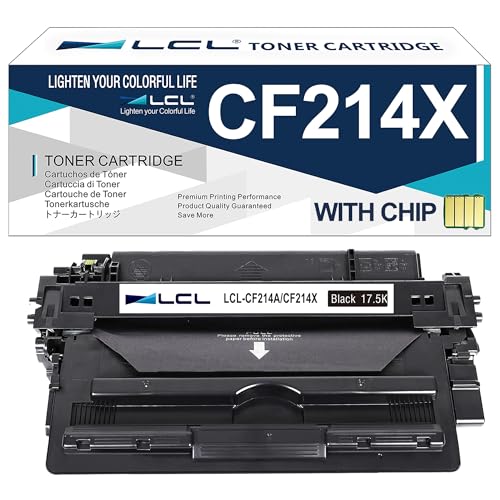 Toner 14X CF214X noir autonomie 17500 pages pour imprimantes HP 700 M712