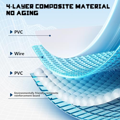 Faltbarer Swimmingpool – 2,23 m Robustes PVC-Badebecken für Hunde und Haustiere, großer Gartenpool mit Ablassventil & rutschfestem Boden, inkl. Bälle & Reparaturset – Blau