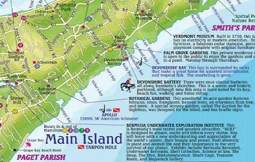 Bermuda Adventure Map #TOP3