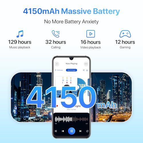 Image of UMIDIGI A9 Pro Cell Phone, Helio P60, 8GB+128GB Expandable 256GB, 6.3 Inch FHD Touch Screen, Double-Sided 2.5D Curved Glass, 48MP Quad Camera, 4150mAh, Dual SIM 4G Volte