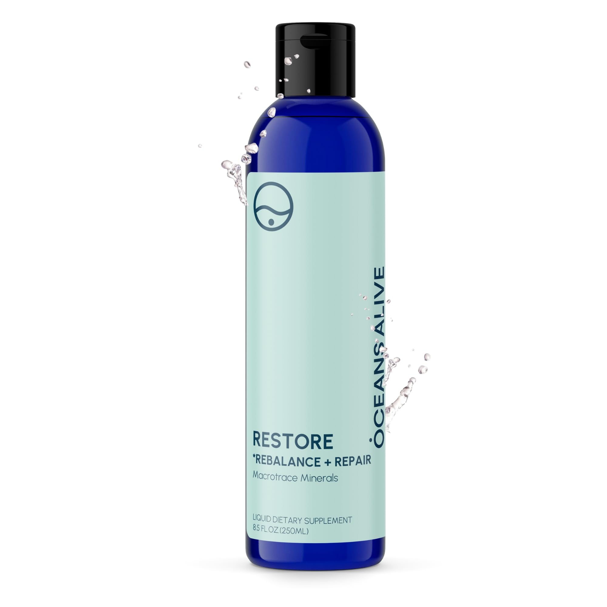Restore - Rebalance + Repair Liquid Drops – Ionic Trace Minerals, 8.4 fl oz