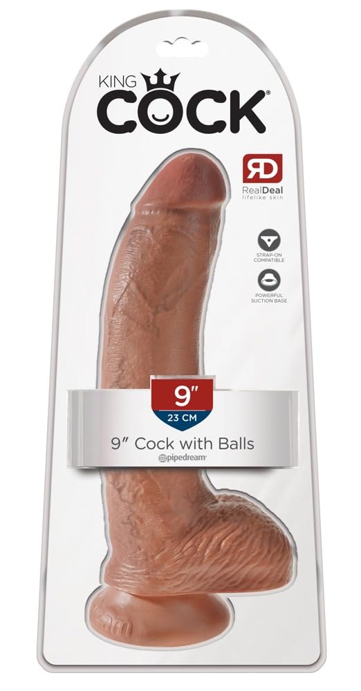 PIPEDREAM King Cock 9 With Balls Dildo - 1 Unidad