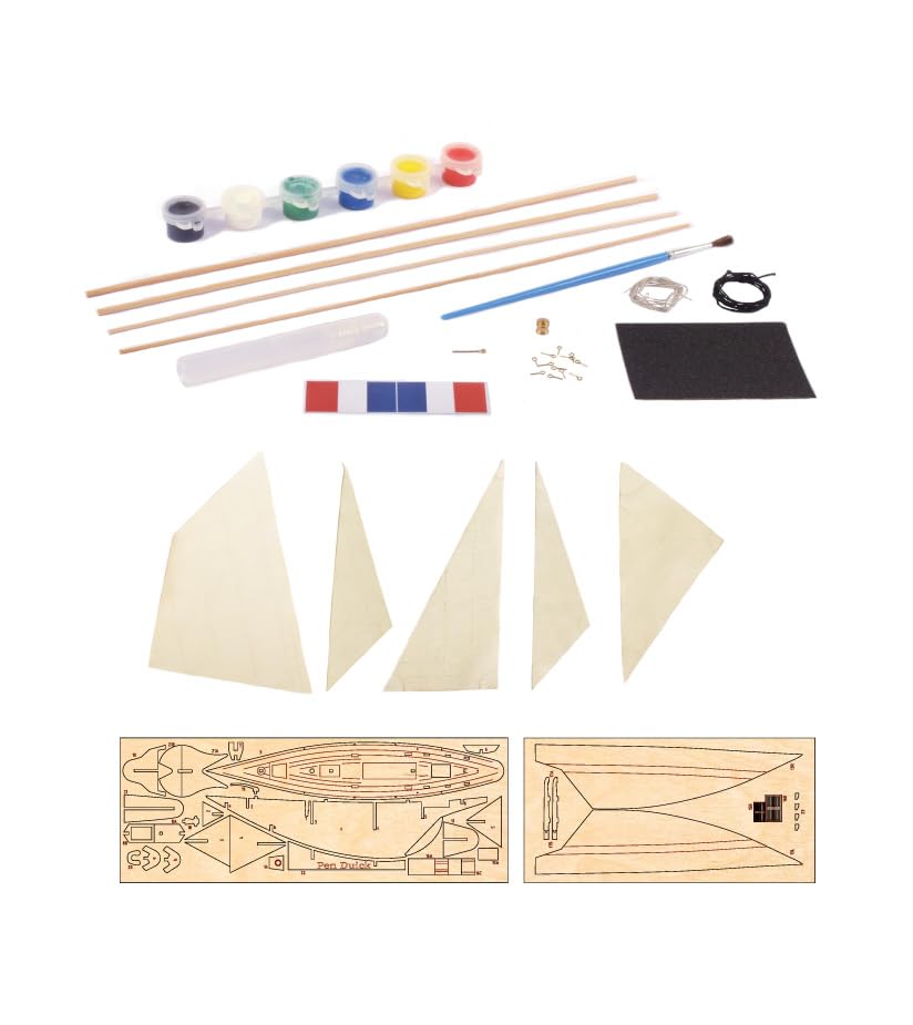 Artesanía Latina Easy Kit Cutter Pen Duick 1:56 Modellboot aus Holz
