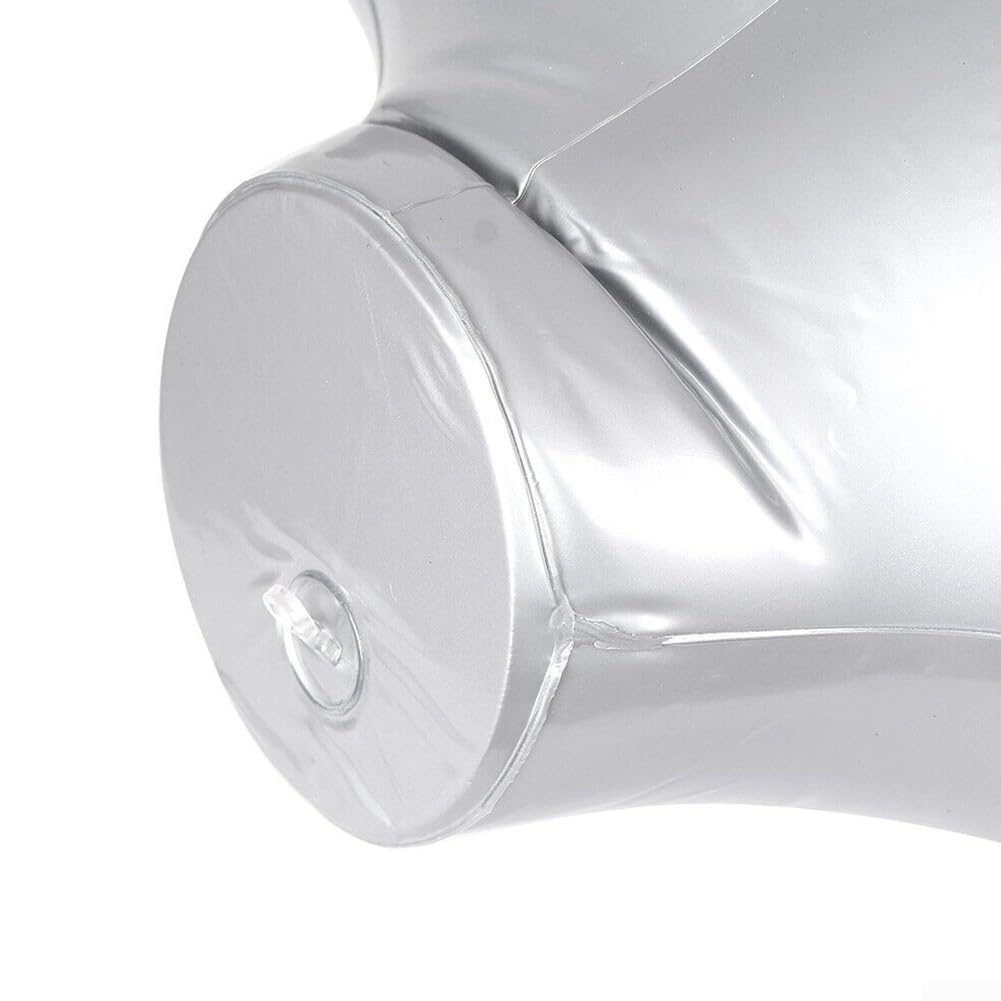 Buste masculin gonflable en PVC pour vitrine d'accessoires de mode