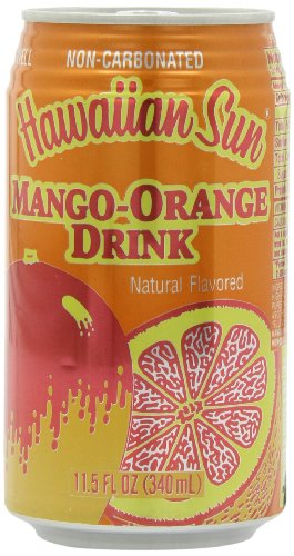 Hawaiian Sun Drink, Mango-Orange, 11.5-Ounce (Pack of 24)