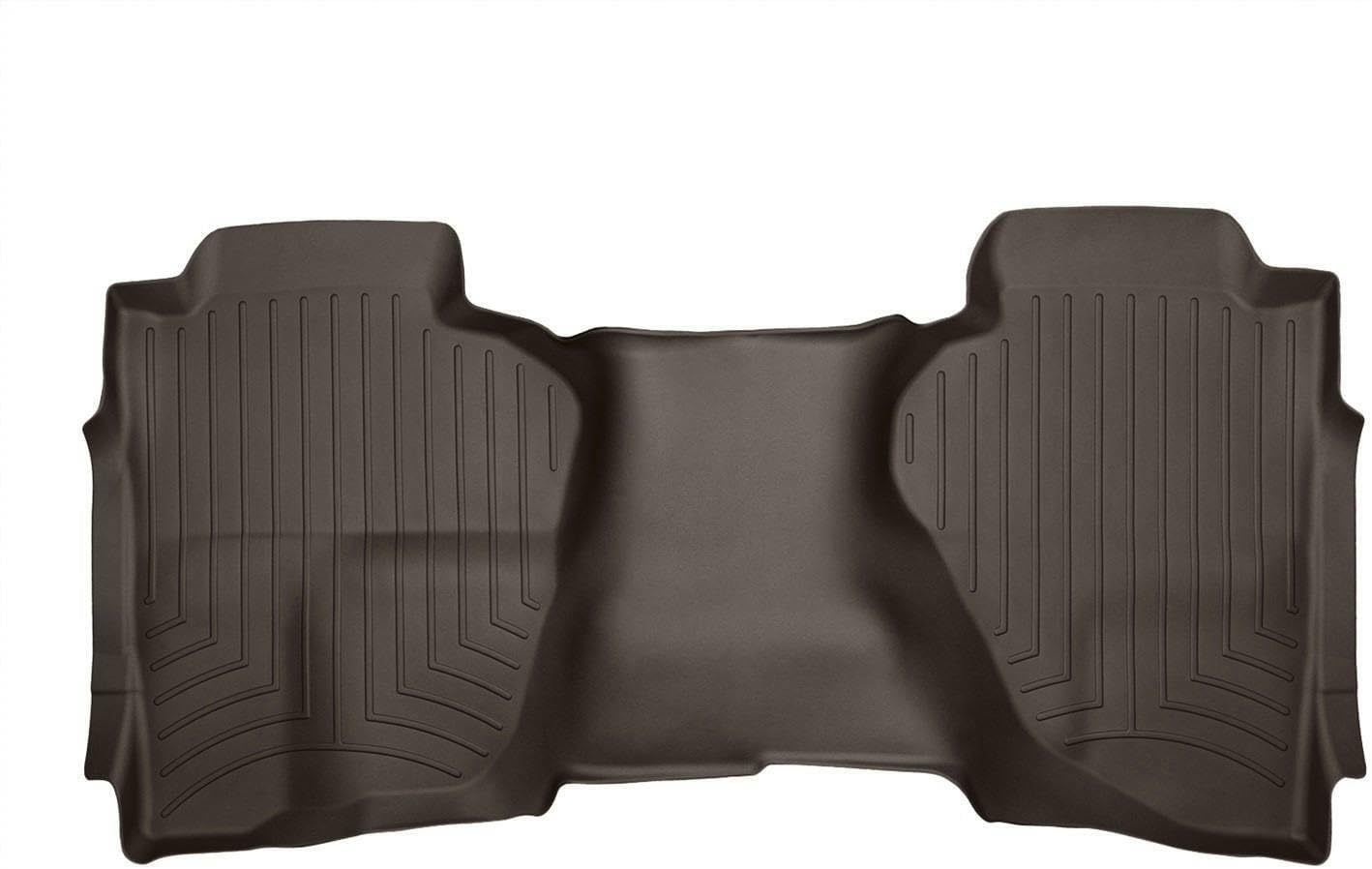 WeatherTech FloorLiner HP Custom Fit Floor Mats for Ford Explorer ST, Explorer, Explorer Hybrid - 2nd Row (4417162IM), Black