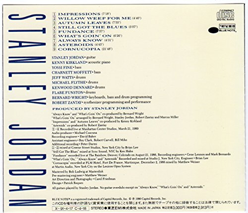 STANLEY JORDAN - Cornucopia - CD