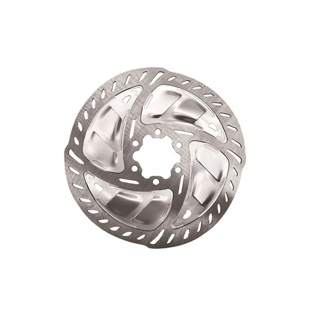 Disco Freno Freno de disco de bicicleta de 140MM y 160MM, Rotor flotante de refrigeración for bicicleta de carretera, Rotor de enfriamiento rápido, freno RT900, 6 pernos Freno Disco(160MM Silver)