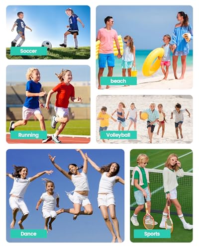 Image of Angel season Girls Board Shorts UPF 50+ Quick Dry Swimsuit Shorts Kids Breathable Bathing Suit Shorts Size 7-14