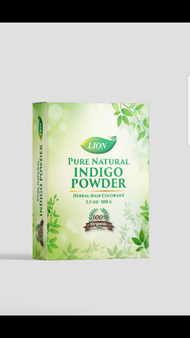 LION Indigo Powder (100 g, Pack of 3), Green-picture-45