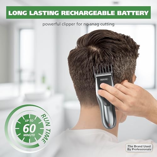 Wahl Clipper Rechargeable Cord/Cordless Haircutting & Trimming Kit for Heads, Beards, & All Body Grooming - Model 79434 4