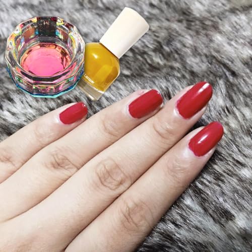 VICASKY 2 Pcs Clear Nail Crystal Bowls Dodecahedron Acrylic miniatura 5