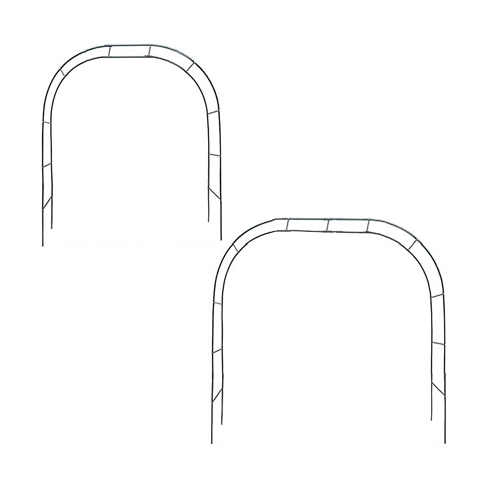 Arco da giardino, grande pergolato in metallo pergolato per matrimonio arco da giardino per varie piante rampicanti o cortile, prato, decorazione per feste di nozze