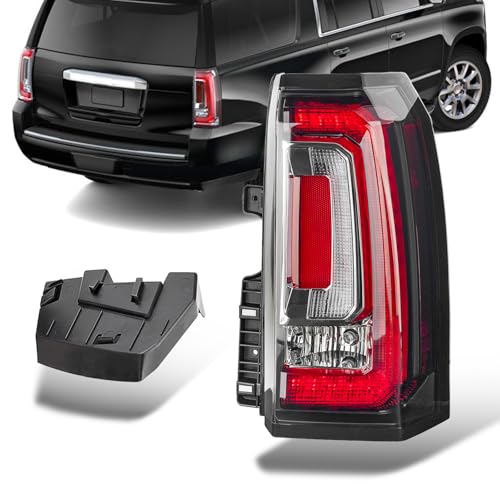 FOMIUZY Tail Lights Fit GMC Yukon Yukon XL Denali 2015 2016 2017 2018 2019 2020 Rear Right Passenger Side LED Brake Taillight Assembly Back Up Lamp Lens Cover Replaces 84536243 GM2801268 23380460