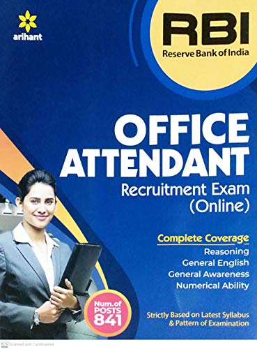 Reserve Bank of India RBI Office Attendant Exam Guide 2021 (Old E...