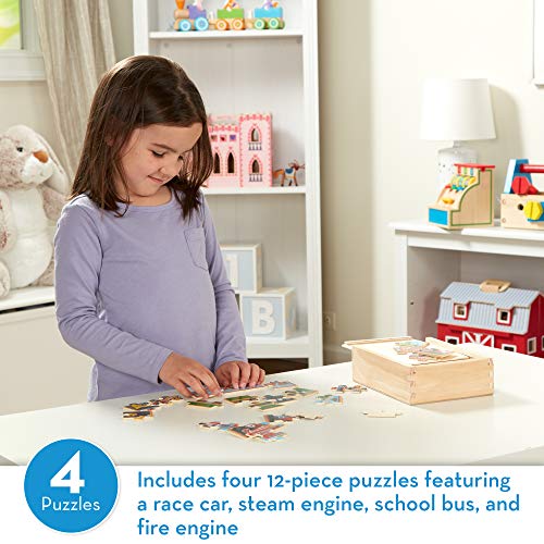 Melissa & Doug Vehicle Puzzles - Image 4