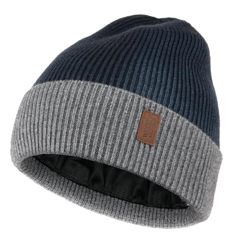 Image of Wmcaps Winter Beanie for Men Women, Fleece Lined Beanie Soft Warm Knit Hat Ski Stocking Cuffed Cap