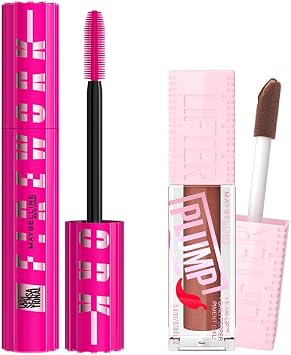 Maybelline New York Lash Sensational Firework Maskara & Lifter Plump Dudak Parlat c s - 007 Coca Zing Makyaj Seti