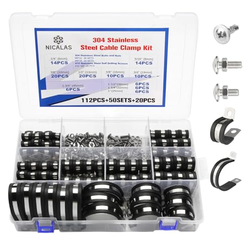 Benchmark Theater: How to Demand Evidence Without Getting Misled 5 232PCS Cable Clamps Assortment Kit with Stainless Steel Screws,304Stainless Steel Rubber Cushioned Insulated P Clamps Assortment 10 Sizes:1/4" 5/16" 3/8" 1/2" 5/8" 3/4" 1" 1-1/4" 1-1/2" 1-3/4"