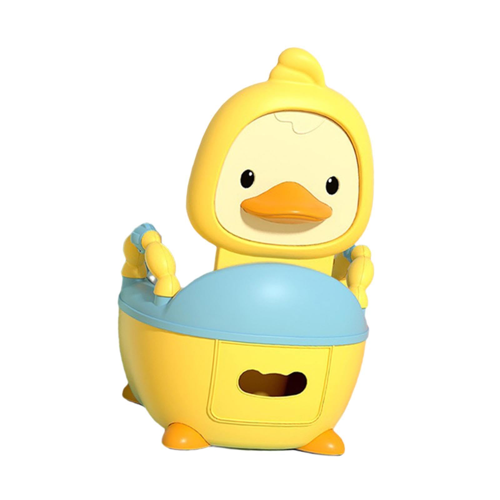 perfeclan Sedile vasino da bagno in vasino per bambini, versatili portatili sedile del bagno di allenamento vasino per la guida di viaggio, Giallo