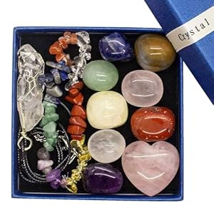 Crystals and Healing Stones, Healing Crystals, Chakra Stones,Crystals and Stones, Healing Crystals and Stones, Crystal Set, Crystal Gift Box
