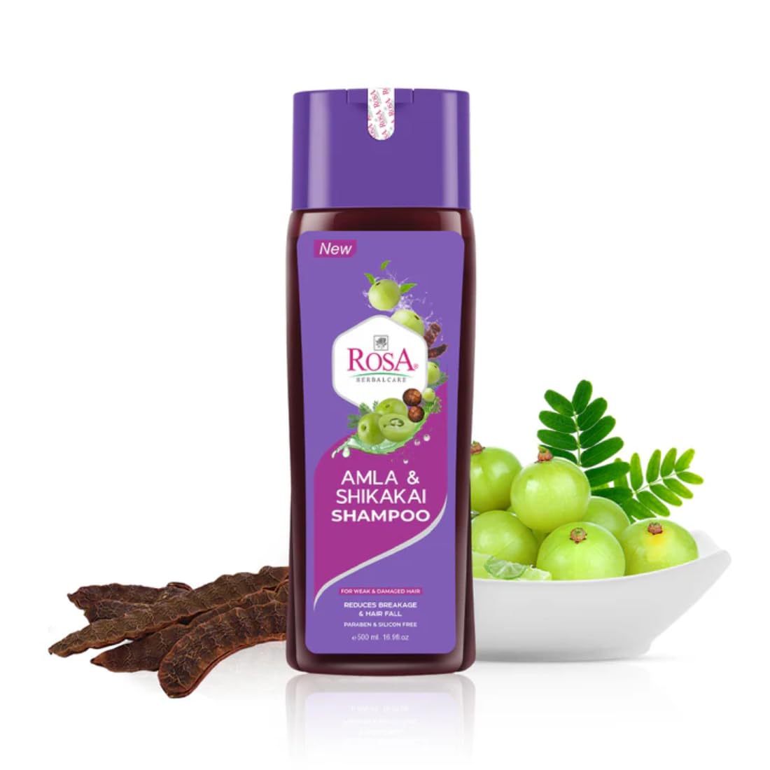ROSA Amla & Shikakai Shampoo with Reetha Conditoner For Unisex I Dandruff, Hair Fall & Greying I For Long & Strong Hair, (Pack of 1-1000ml)-image-49