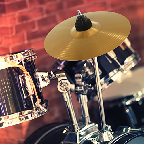 Milisten Drum Set Crash Cymbal Cymbal, 8 Traditional Finish Brass For Drum Set, Percussion Drum Cymbal Ride Cymbal Hat Brass Cymbal Drum Kit Accessories Drum Set Crash Cymbal Gold #TOP6