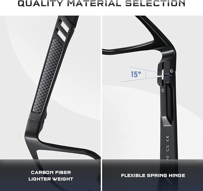 Image of Blue Light Blocking Glasses Metal Frame for Men /Woman Gaming Computer Screen Glasses