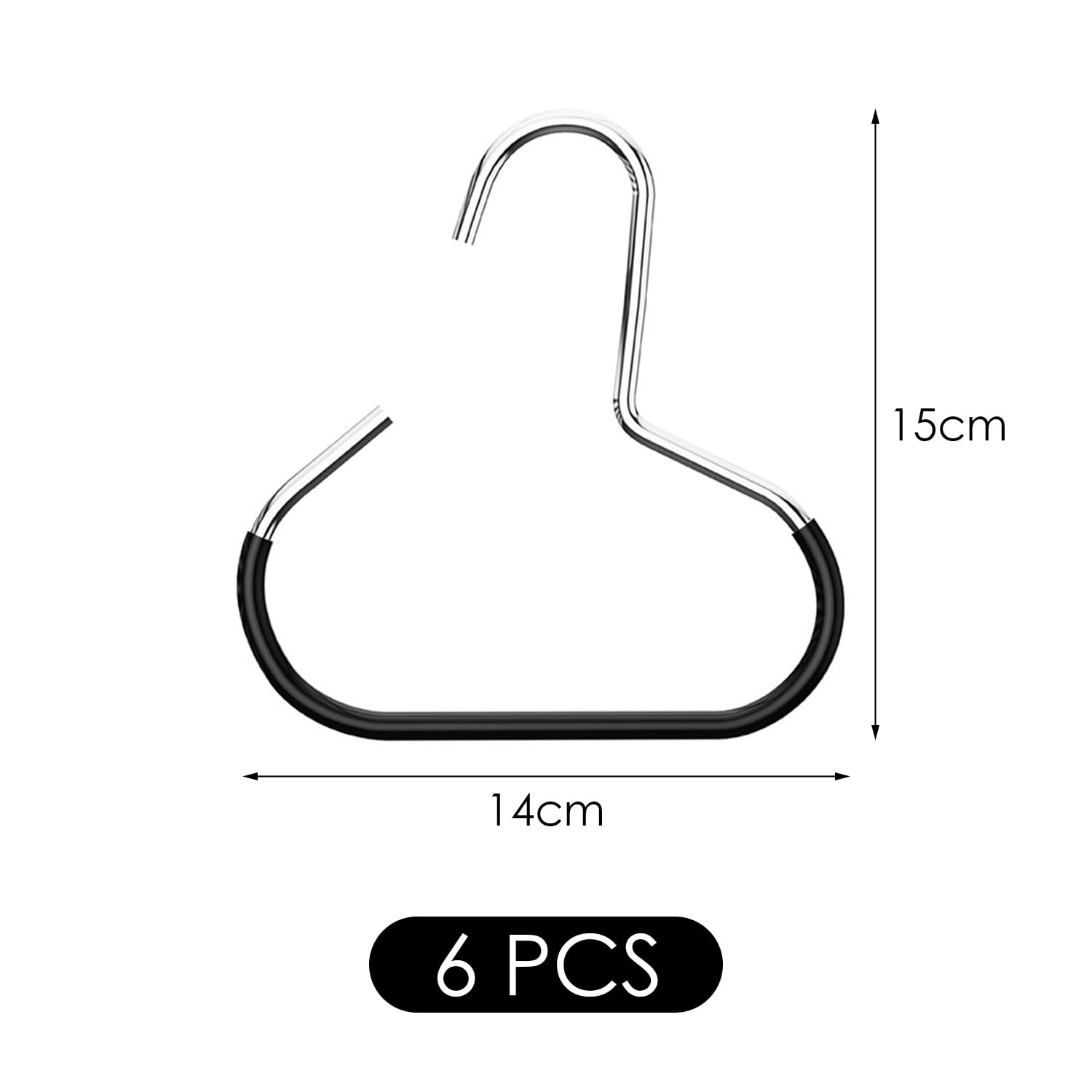 SLEEKEE Cintre De Chapeau 6 Pièces, Crochet Peu Encombrant, Conception D'Anneau pour Une Suspension Stable, Outil De Rangement De Casquette De Baseball dans La Garde-Robe.