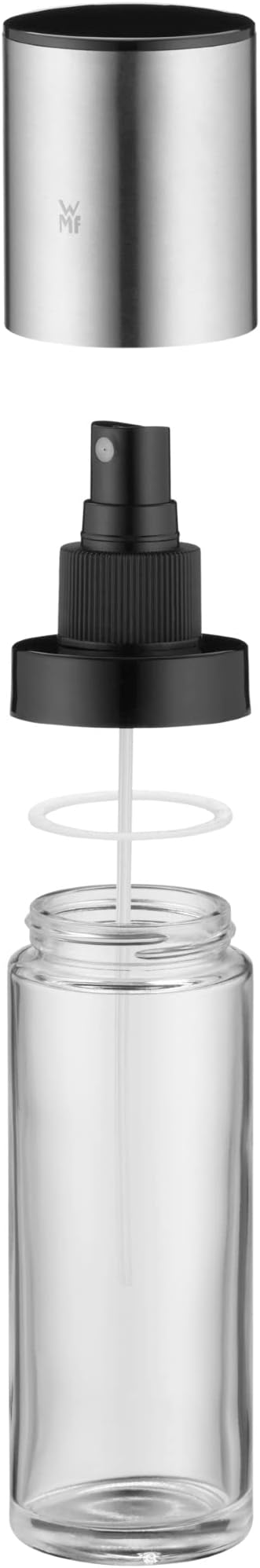 WMF Basic Yağ ve Sirke Spreyi, 125 ml, Yağ Sprey Şişesi, Sirke Sprey Şişesi, Cam Hazneli, Cromargan® Yüksek Kaliteli Mat Paslanmaz Çelik, Bulaşık Makinesinde Yıkanabilir