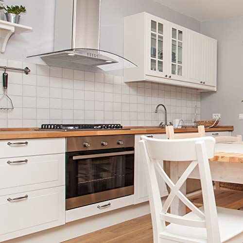 CIARRA-ASS9506-Campana-Extractora-Cristal-90cm-650mh-210W3-Velocidad-de-ExtraccionEvacuacion-al-Exterior-y-Recirculacion-Interna-por-Filtro-de-Carbon-CBCF004-Acero-Inoxidable