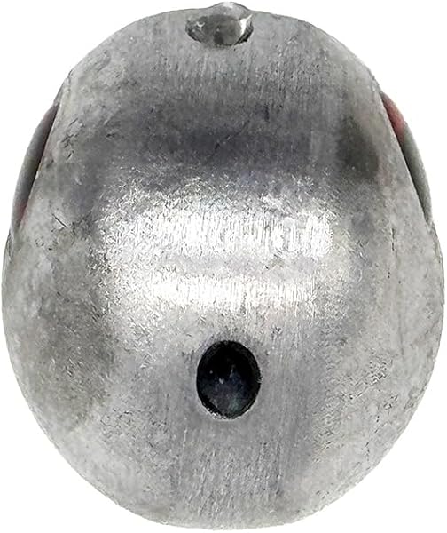 オルルド釣具 タイラバヘッド 鉛製 未塗装 シルバー 高コスパ (赤目) 40g〜200g 1個 / 3個 / 5個/ 9個 qb100306 - 4
